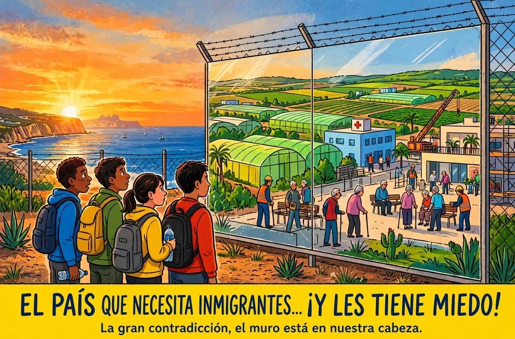 El país que necesita inmigrantes… ¡Y les tiene miedo!